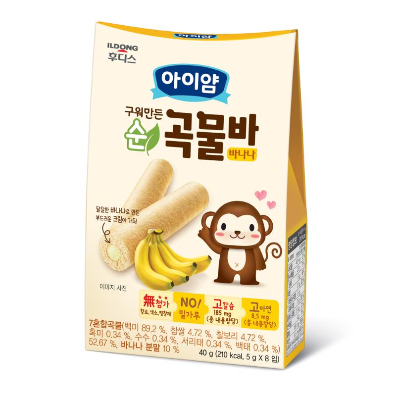 ILDONG Banana Grain Bar
