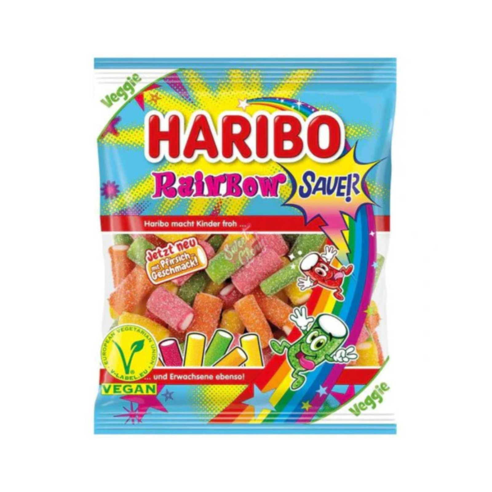 Haribo Rainbow Fizz Gummy Candy