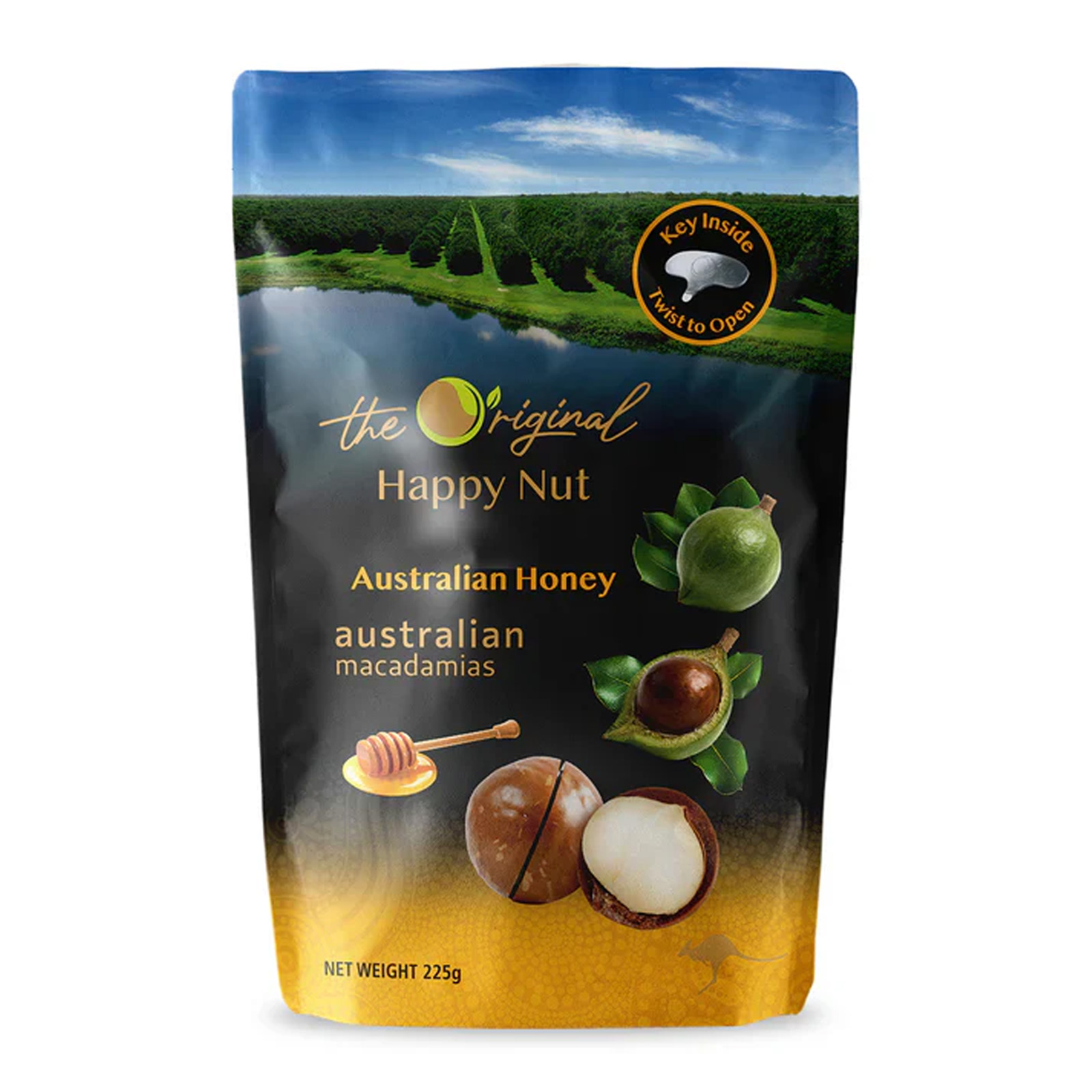THE ORIGINAL Happy Nut Honey Macadamia Nuts