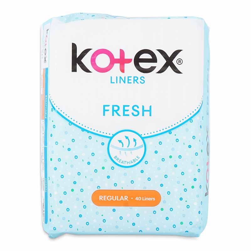 Kotex Regular Unscented Pantyliners 40s