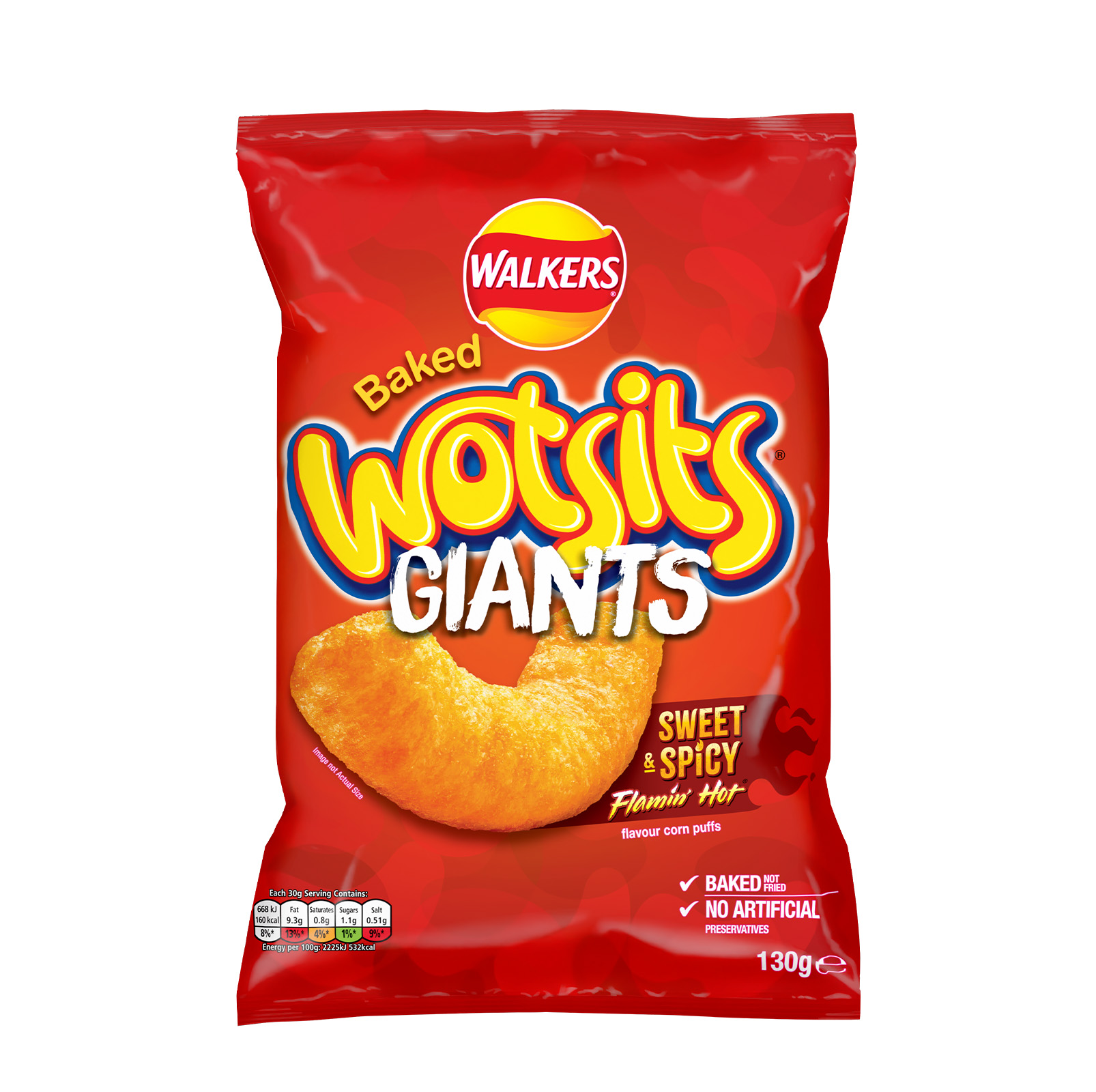 WALKERS Wotsits Giants Flamin' Hot Chips