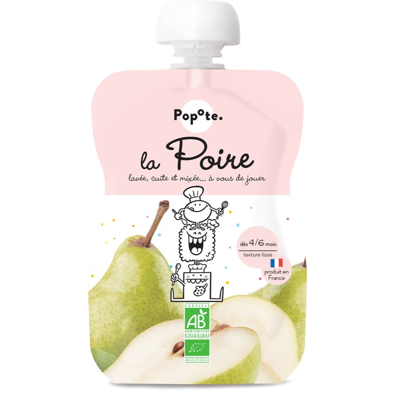 POPOTE Organic Pear Baby Puree