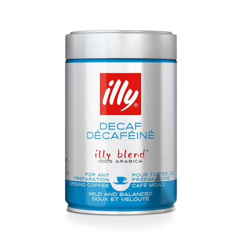 Illy Decaffeinated Ground Coffee