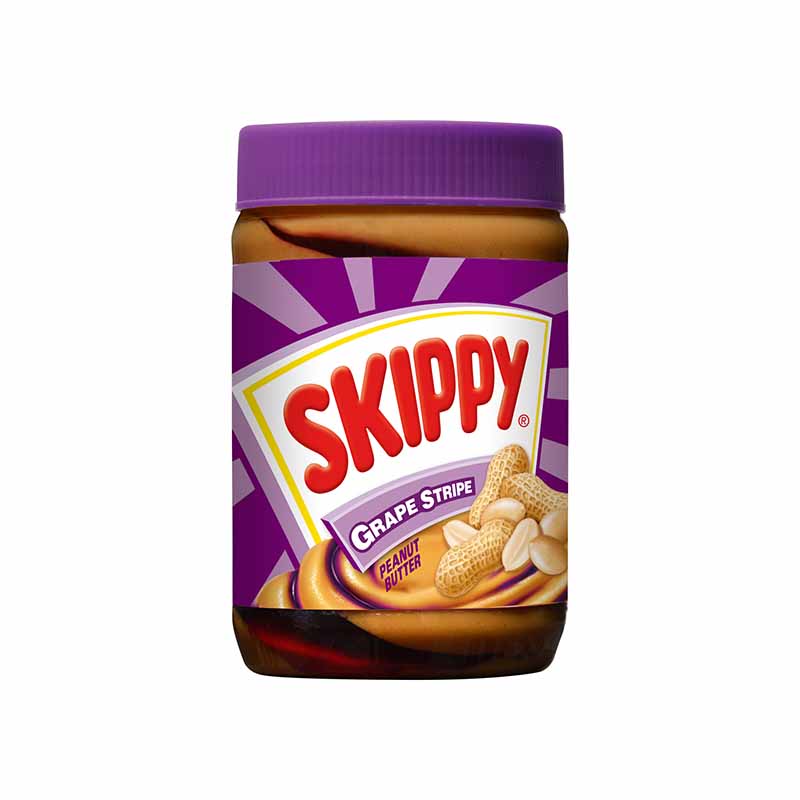 Skippy Grape Stripe Peanut Butter