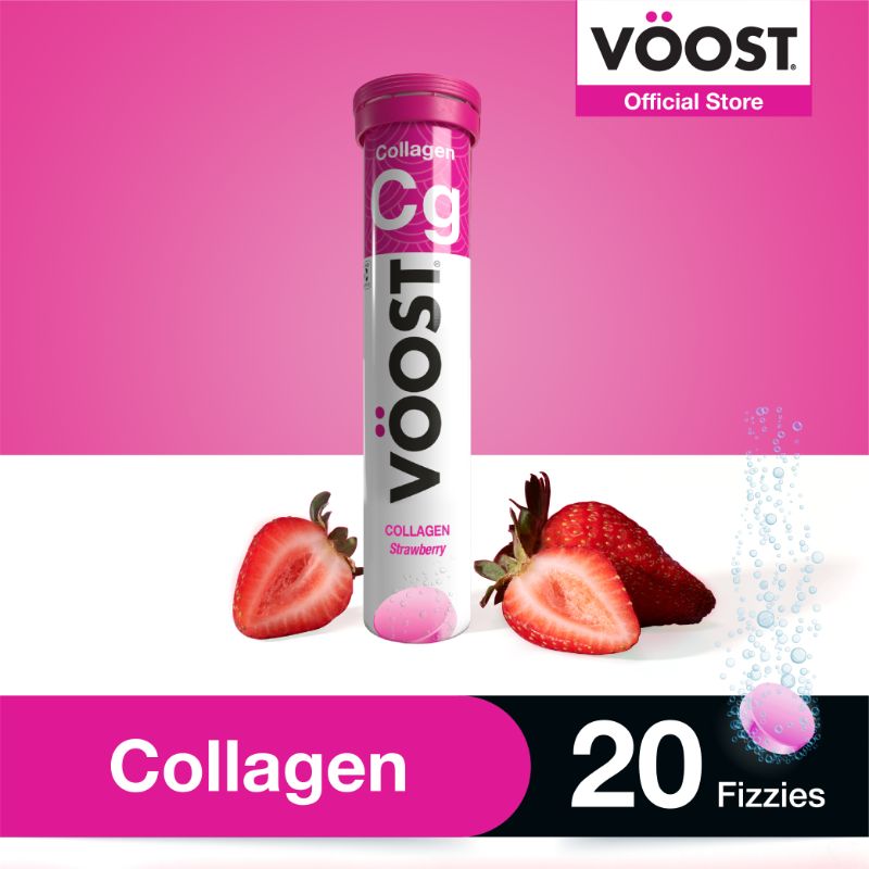 Voost Strawberry Collagen Vitamins 20s
