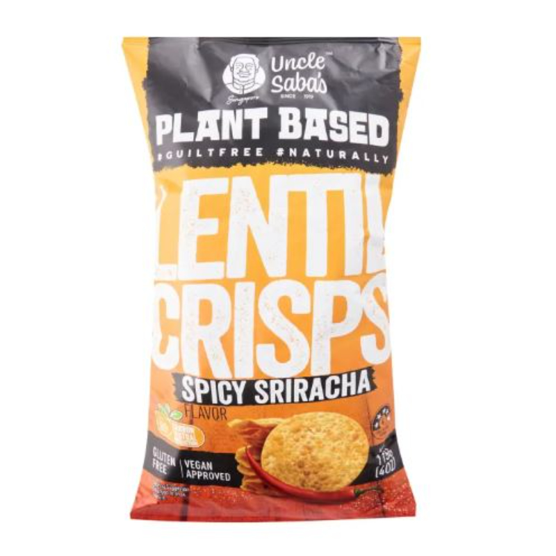 Uncle Saba's Spicy Sriracha Plant Based Chickpea Nacho Chips 115g