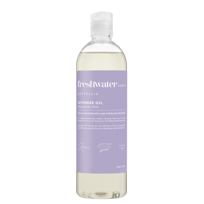 FRESHWATER Farm Lavender Oil & Chamomile Relaxing Body Wash