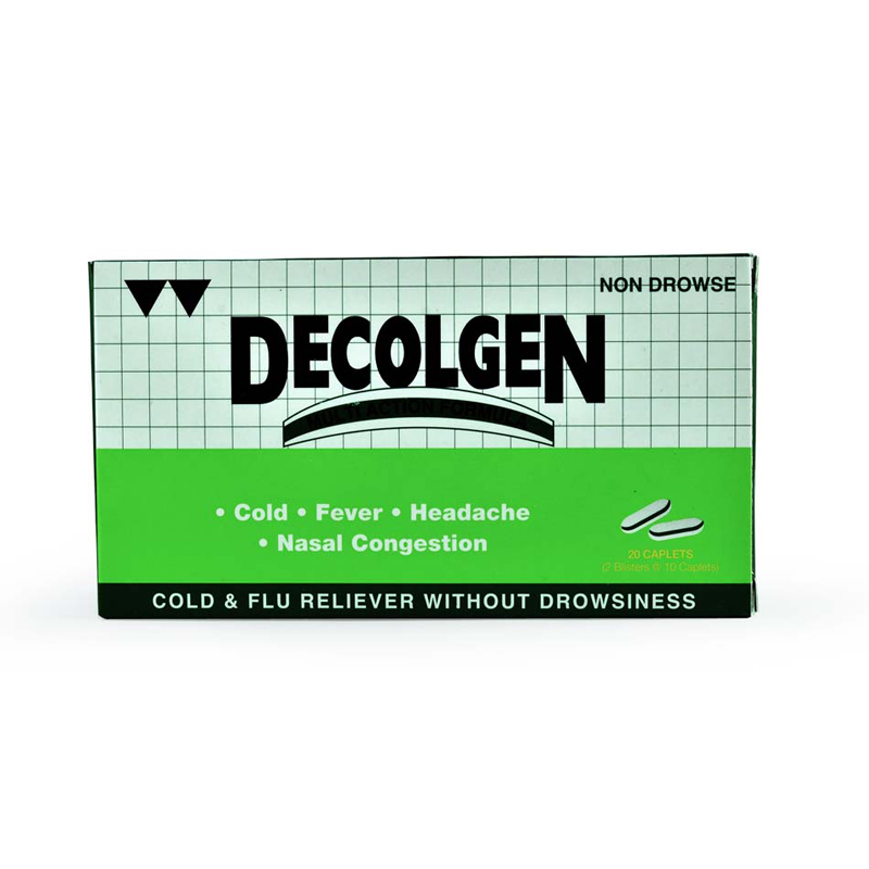 Decolgen Cold & Flu Reliever Capsules 20s