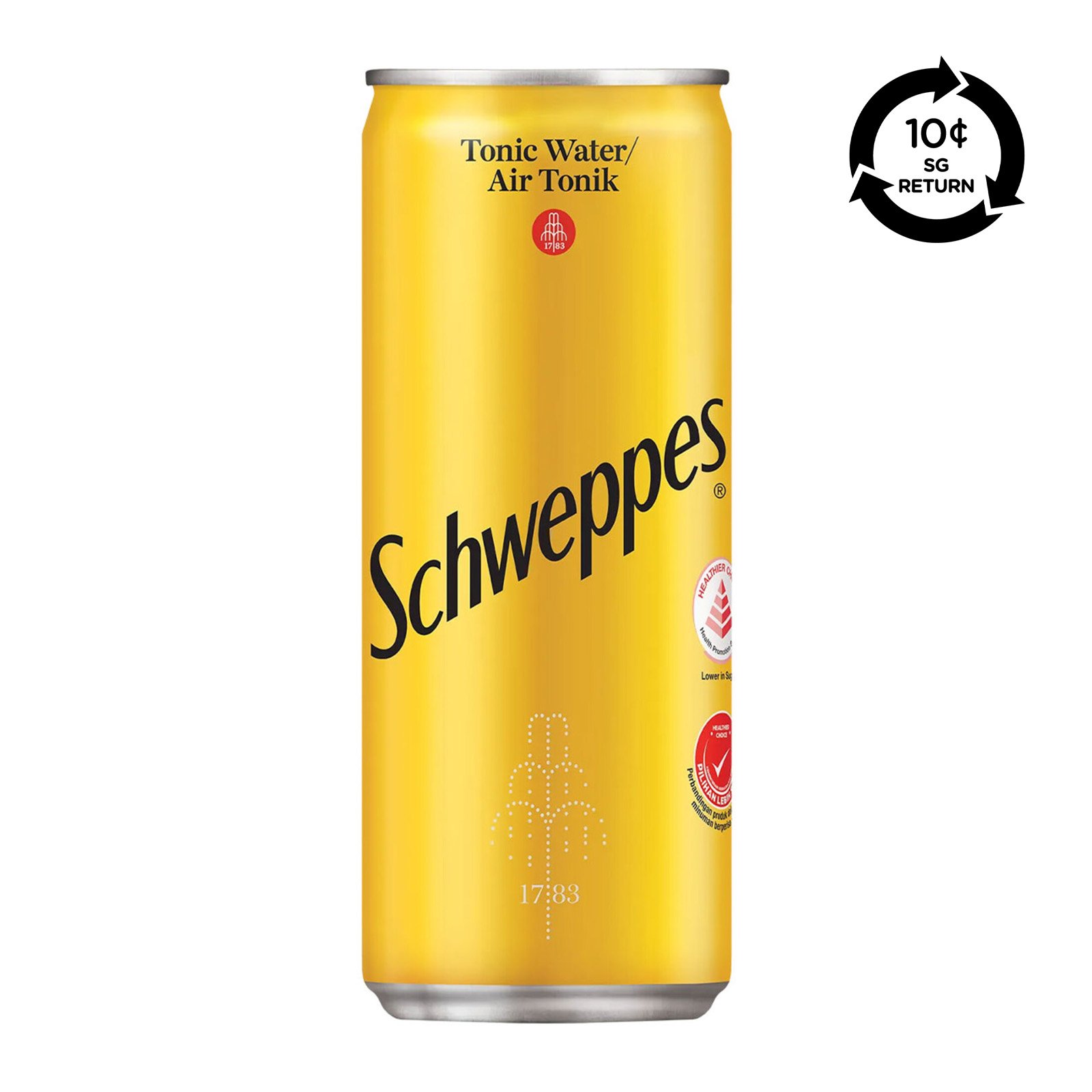 SCHWEPPES Tonic Water Can