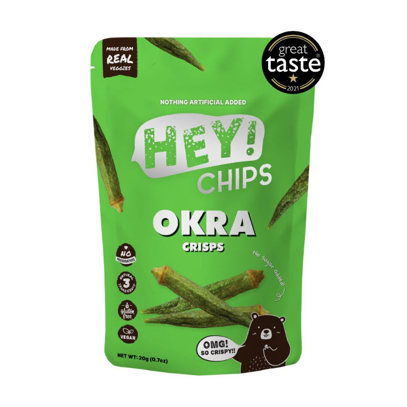 HEY! CHIPS Okra Chips
