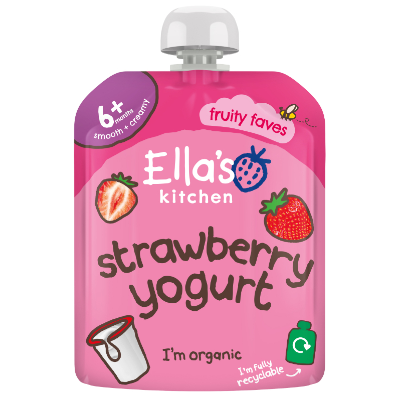 ELLA'S KITCHEN Strawberry Greek Style Baby Yoghurt