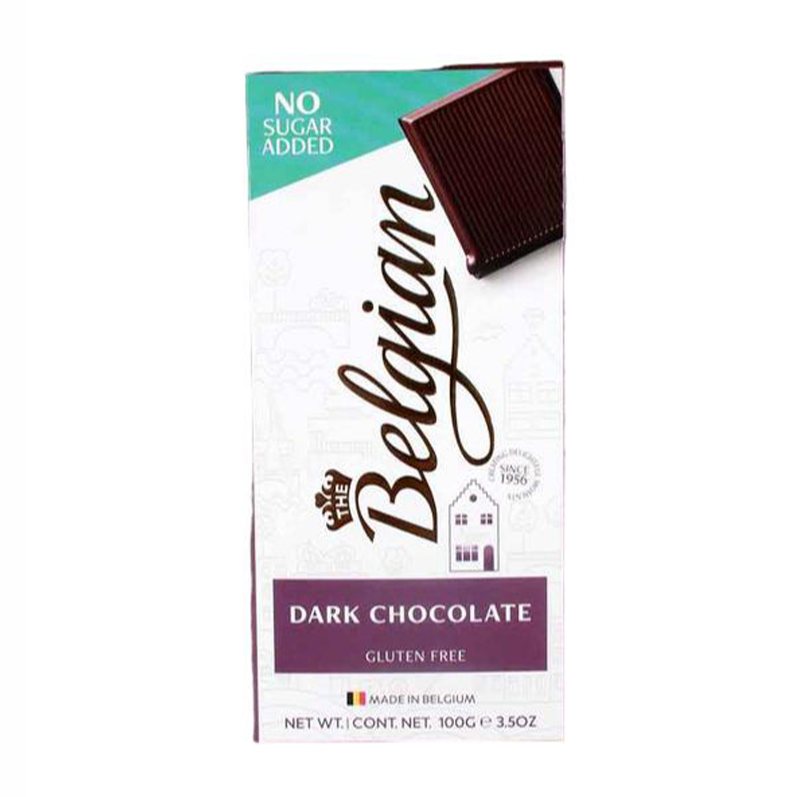 Belgian Dark Chocolate No Sugar Added 70g