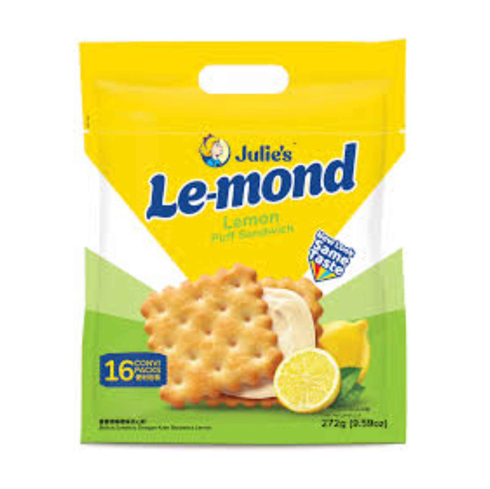 Julie's Le-Mond Lemon Puff Sandwich Biscuits