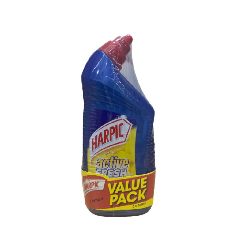 Harpic Active Fresh Lemon Liquid Toilet Cleaner Bundle Pack