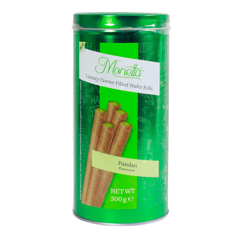 MONETTA Pandan Wafer Rolls