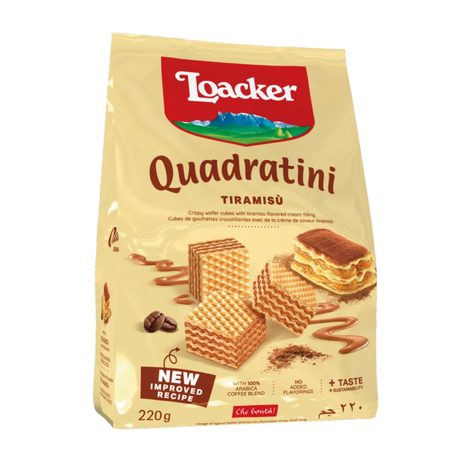Loacker Quadratini Tiramisu Wafers
