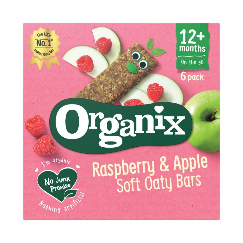 Organix Raspberry & Apple Oaty Bars