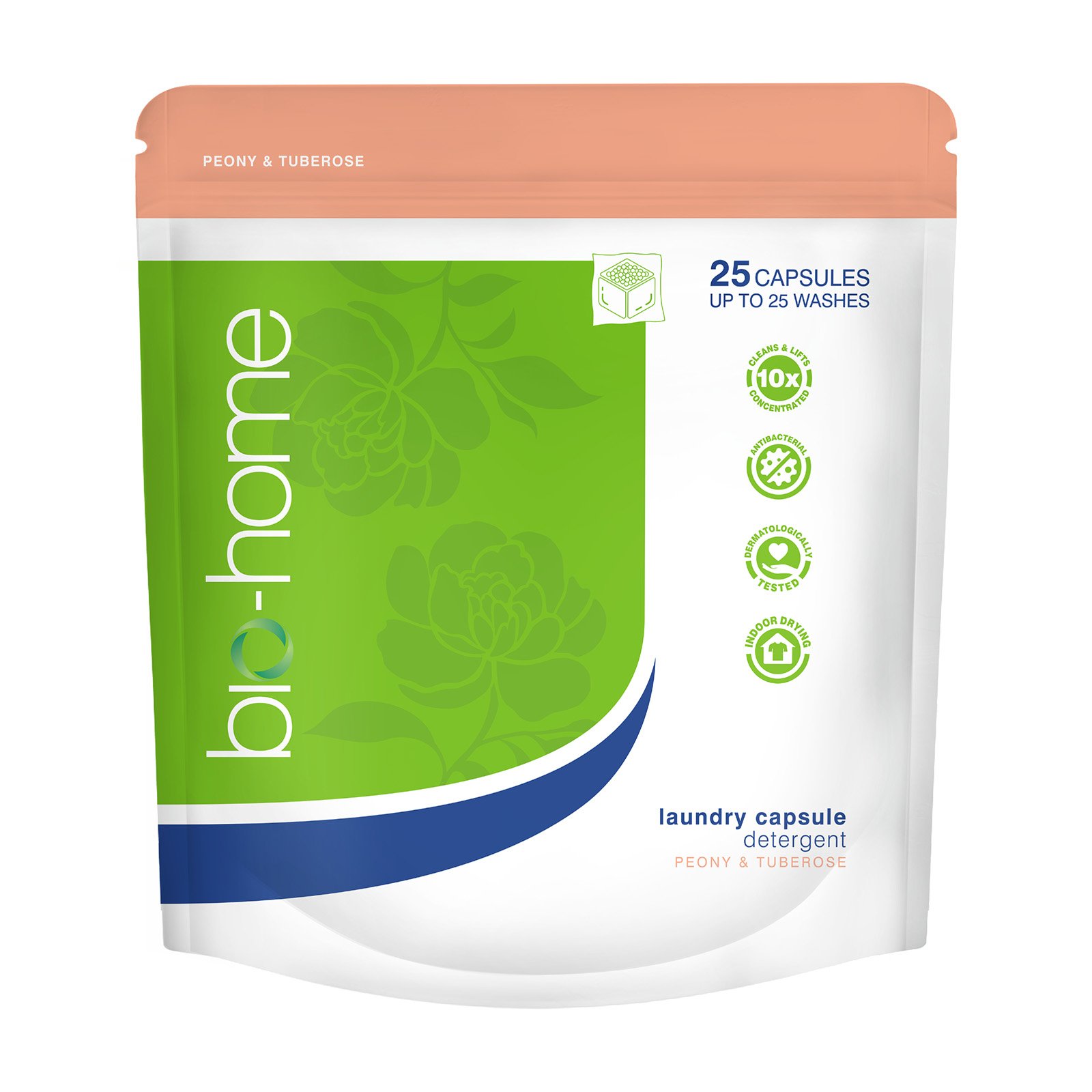 Bio Home Laundry Capsules Peony & Tuberose 25each