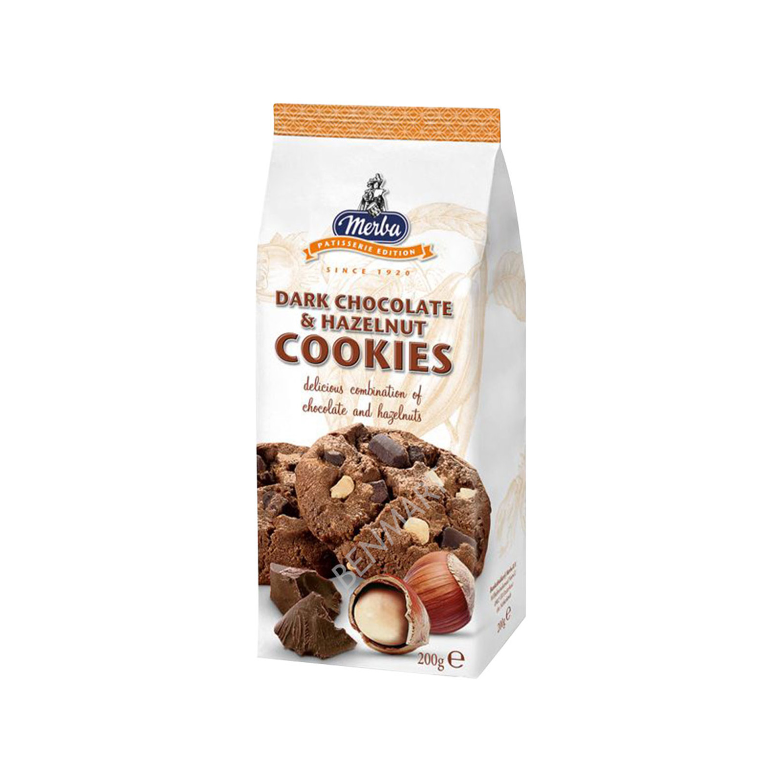 MERBA Dark Chocolate & Hazelnut Cookies