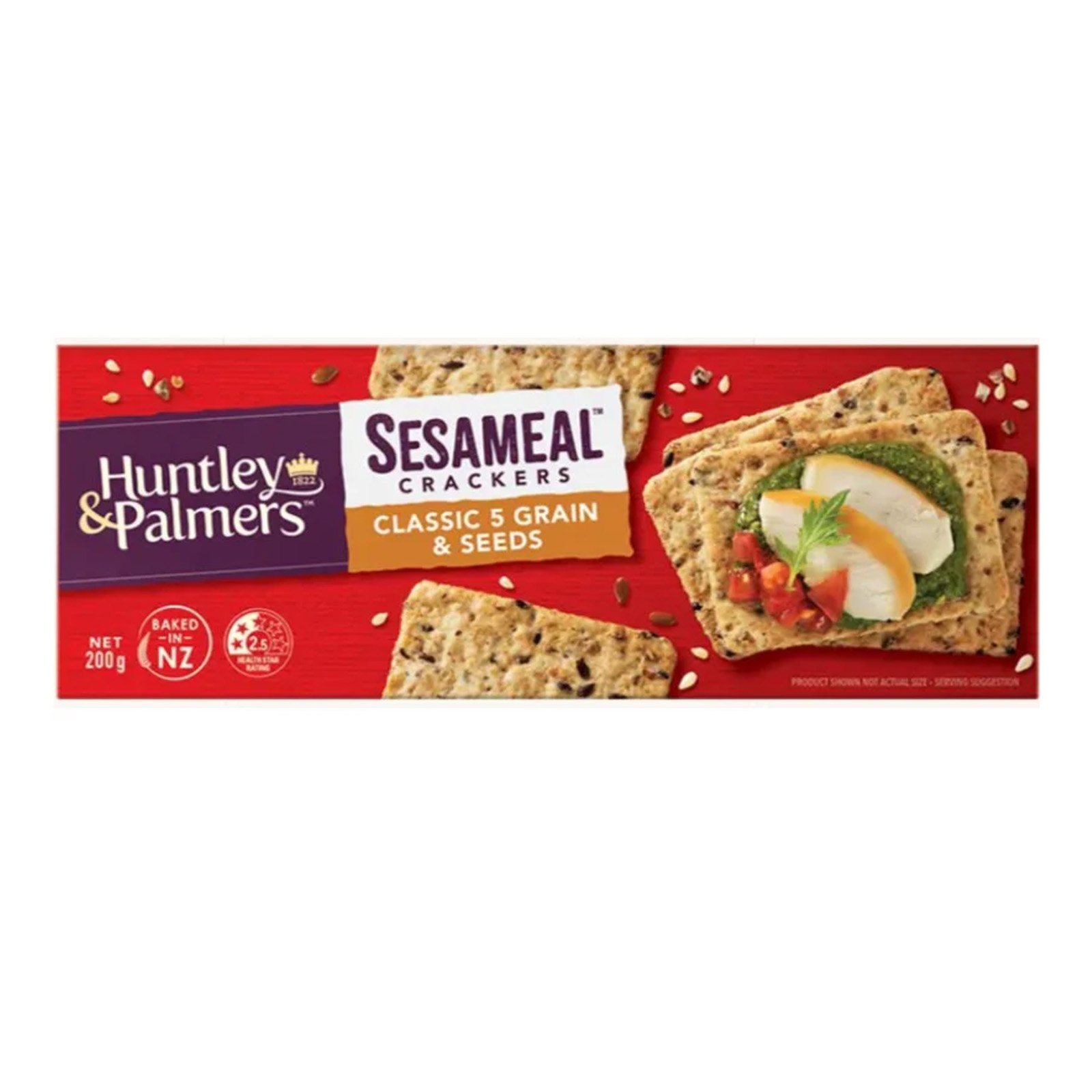 HUNTLEY & PALMERS Sesameal 5 Grain Crackers