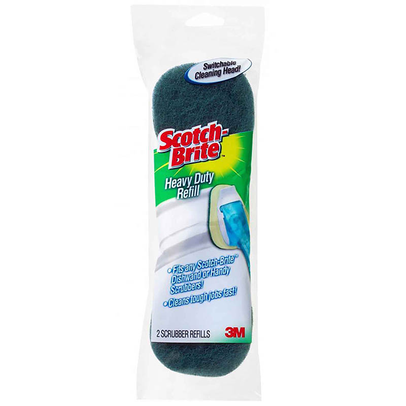 3M Scotch-Brite Heavy Duty Scrubber Refill 2s