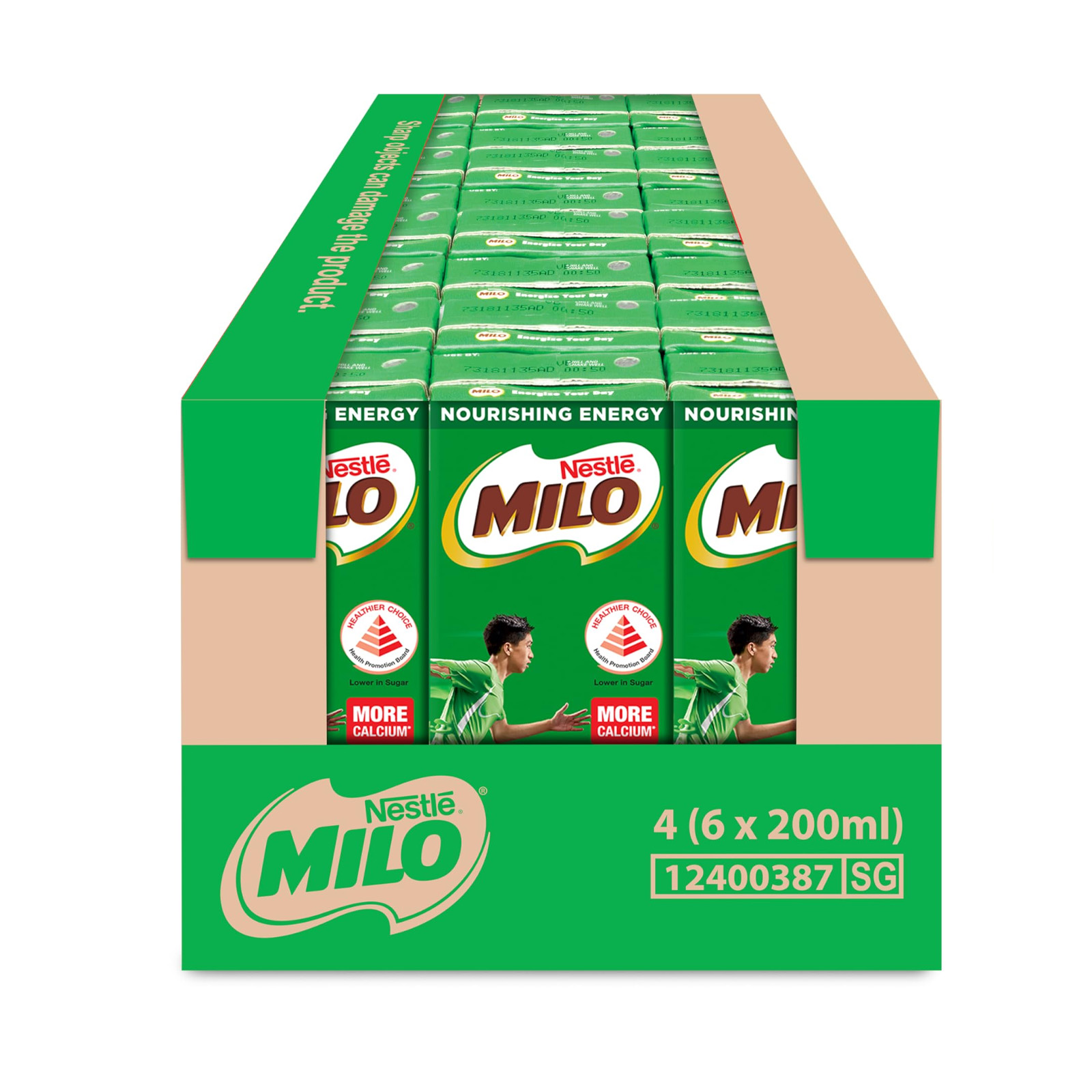 Milo Regular Chocolate Malt Drink 4 x