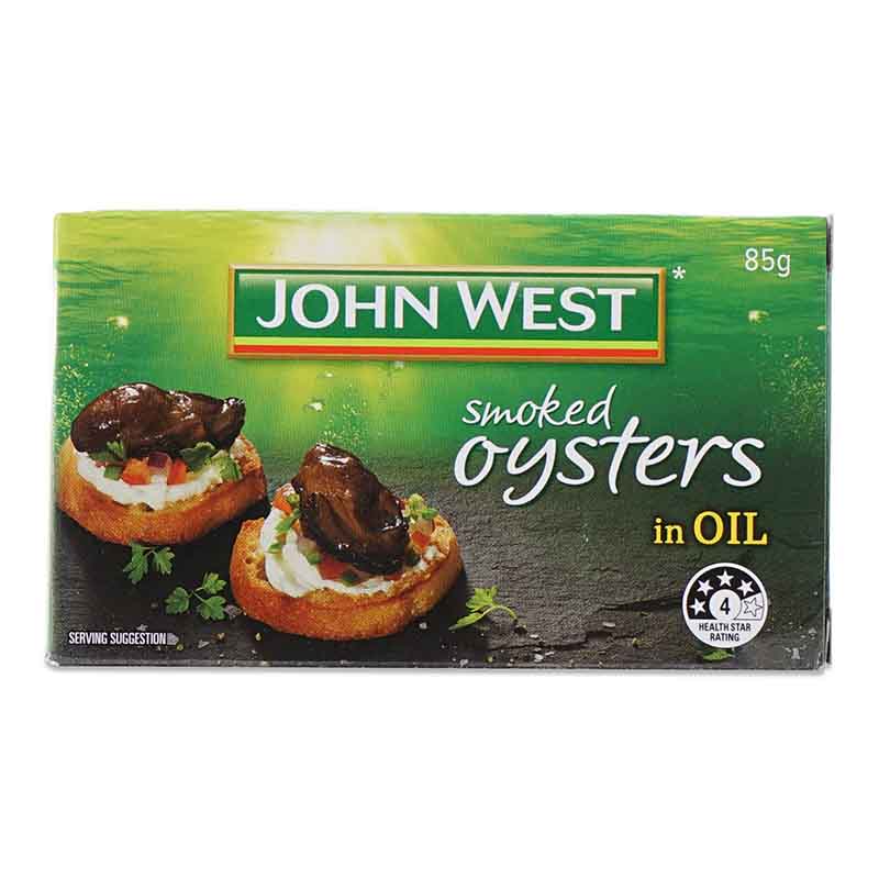 John West Smoked Oysters in Vegetable Oil 85g