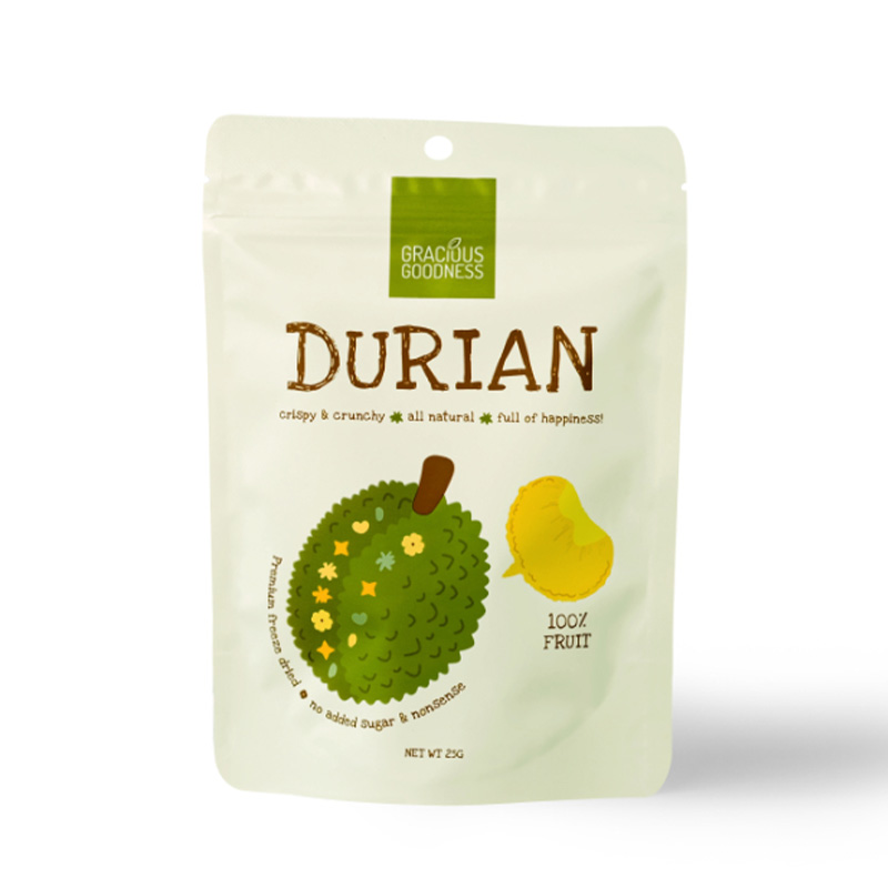 GRACIOUS GOODNESS Freeze Dried Durian Fruit Snacks