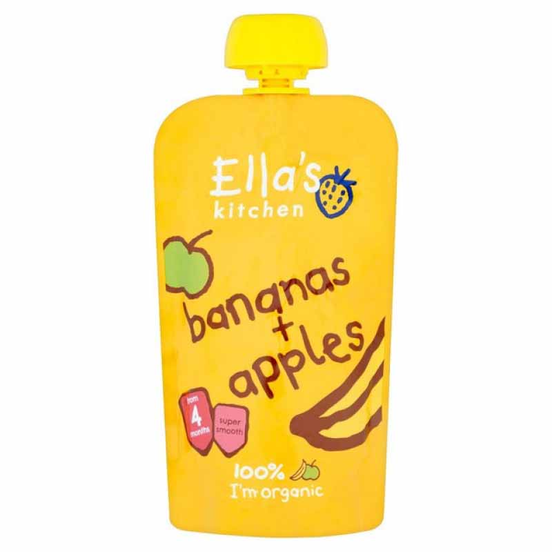 ELLA'S KITCHEN Organic 4 Months+ Banana & Apple Baby Puree