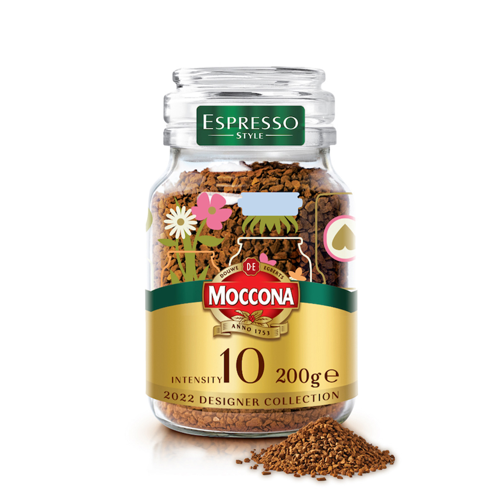 Moccona Intensity 10 Espresso Instant Coffee Jar