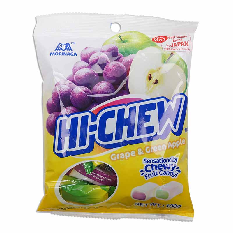 Hi-Chew Grape & Green Apple Mixed Chewy Candy