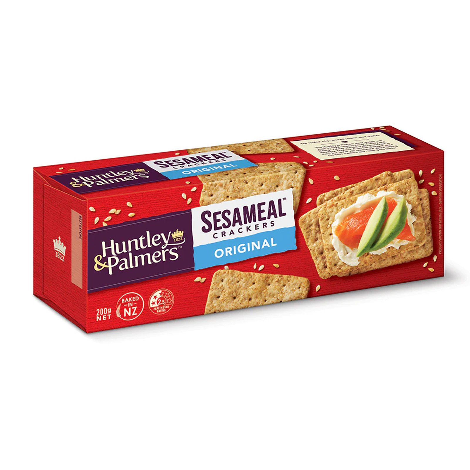 HUNTLEY & PALMERS Sesameal Original Crackers