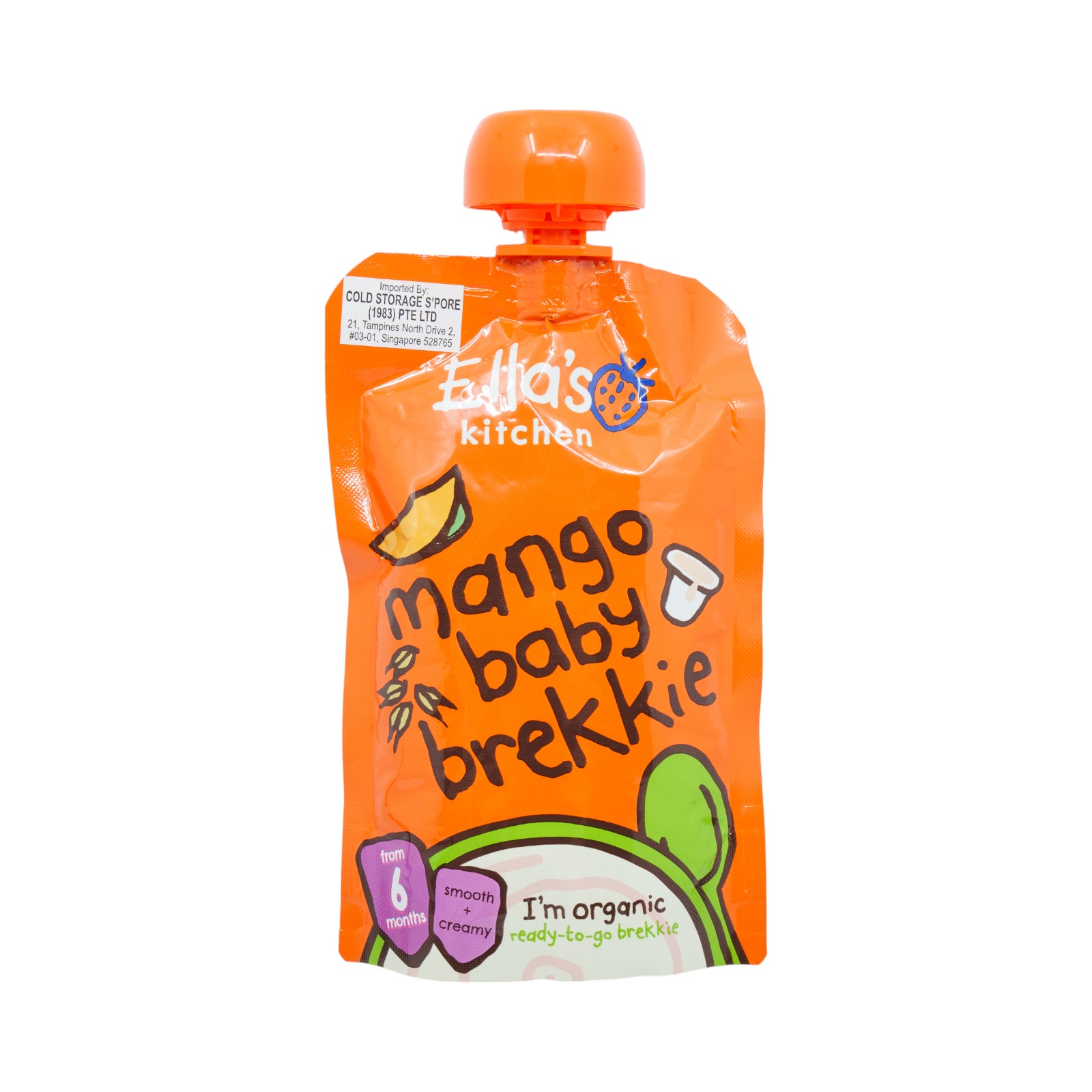 ELLA'S KITCHEN Organic 6 Months+ Mango Baby Brekkie