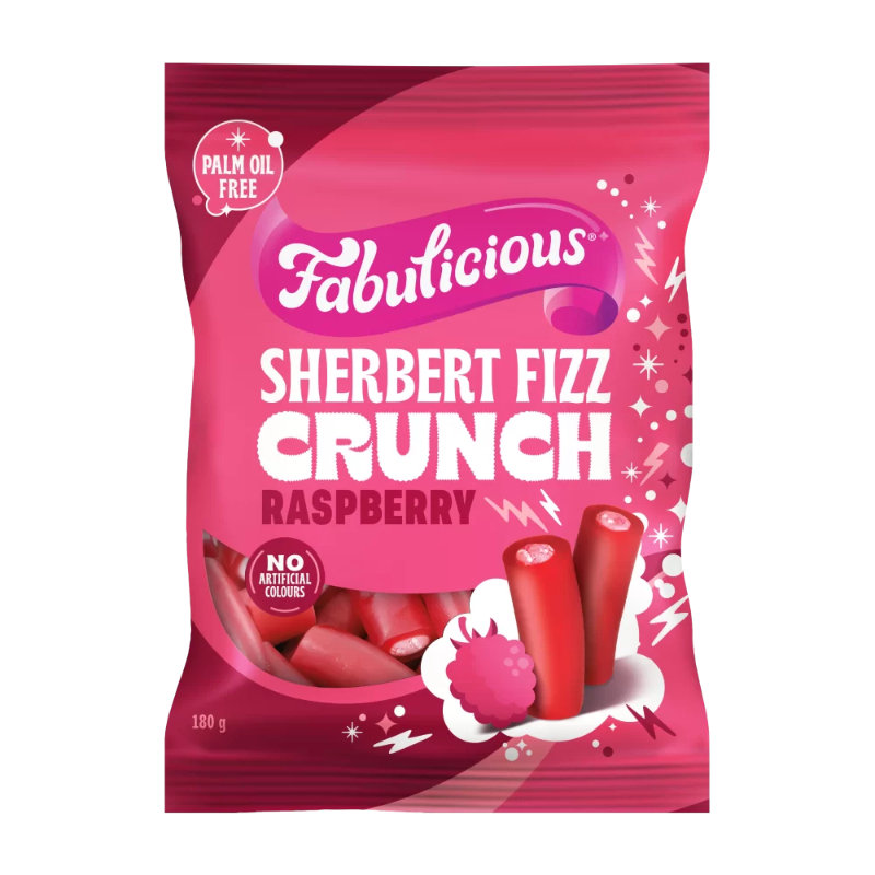 RJ'S Fabulicious Raspberry Crunch Candy