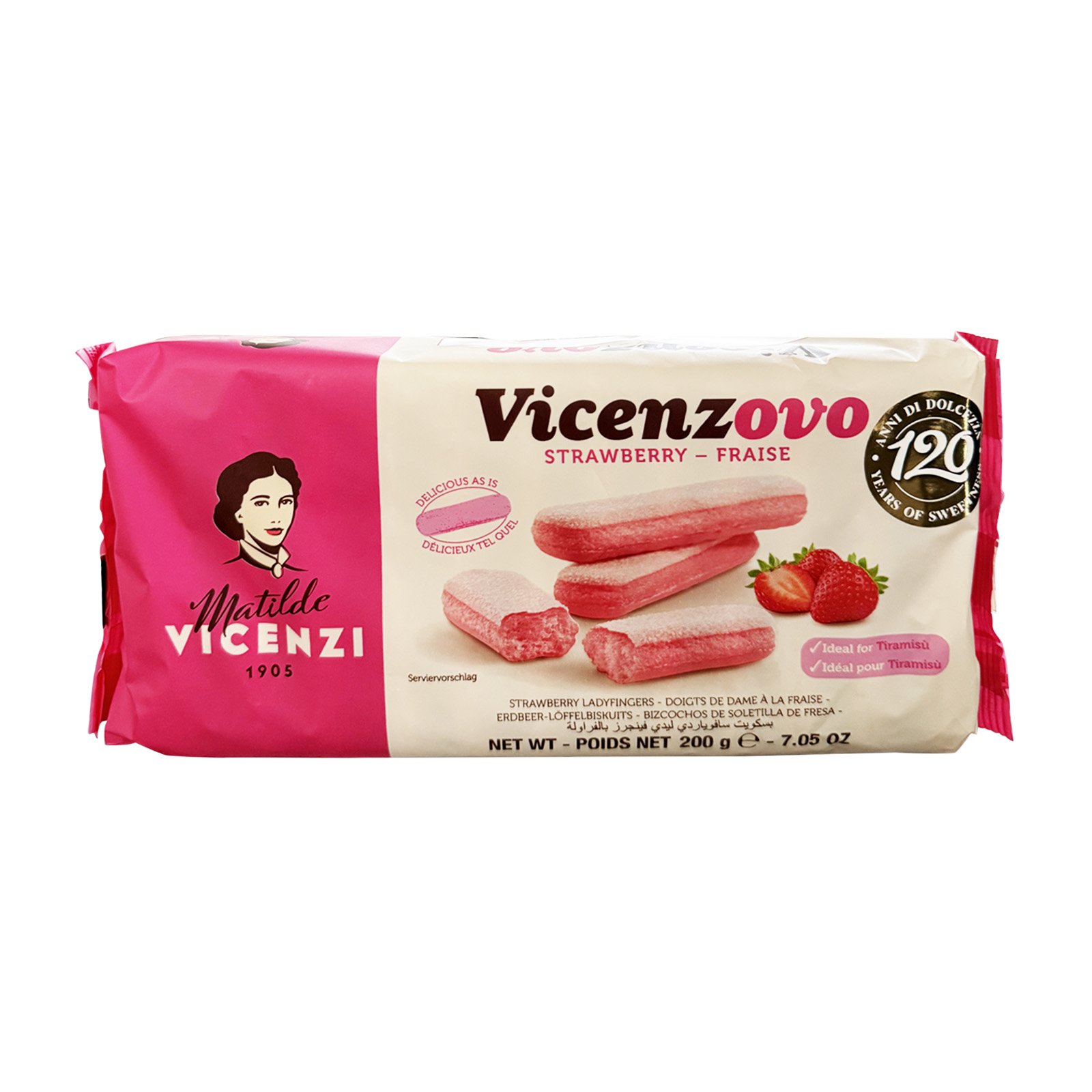 Vicenzi Lady Finger Strawberry
