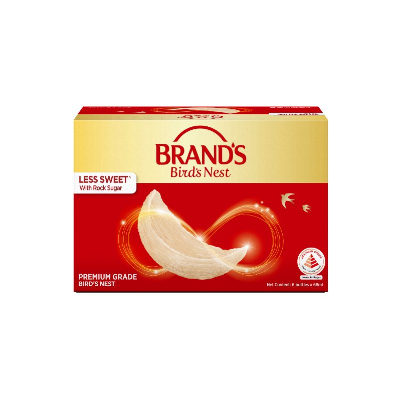 Brand'S Less Sweet Bird's Nest with Rock Sugar Bottle