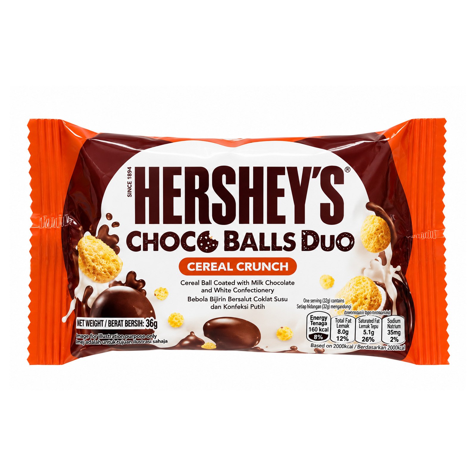 Hershey's Chocolate Balls Duo Cereal Crunch
