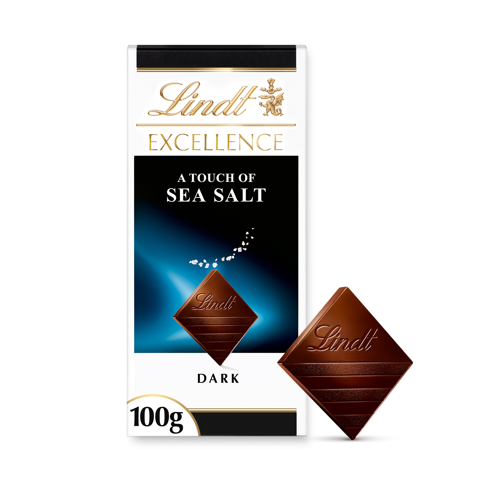Lindt Excellence Touch of Sea Salt Dark Chocolate 100g