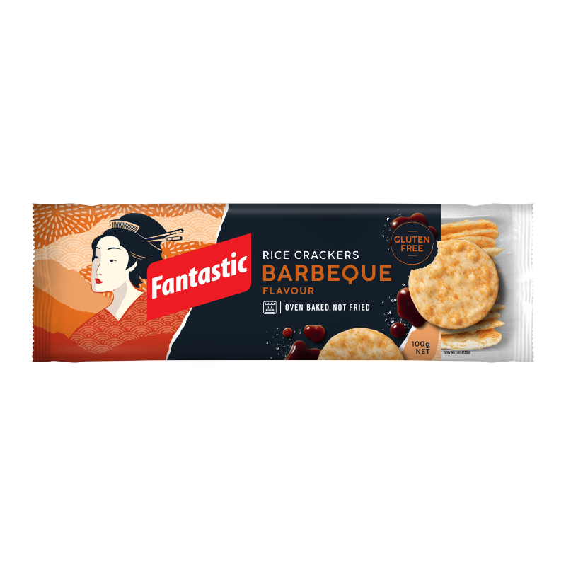 FANTASTIC Bbq Rice Crackers