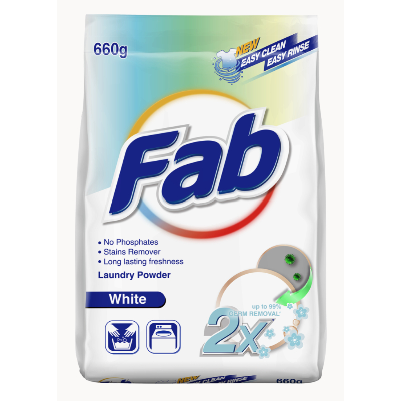 FAB White Laundry Powder