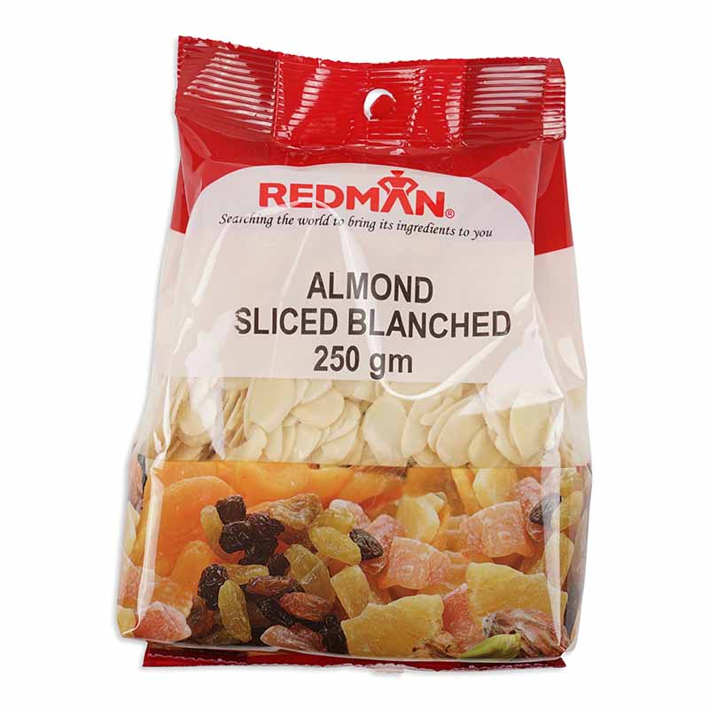 Redman Blanched Sliced Almonds 250g