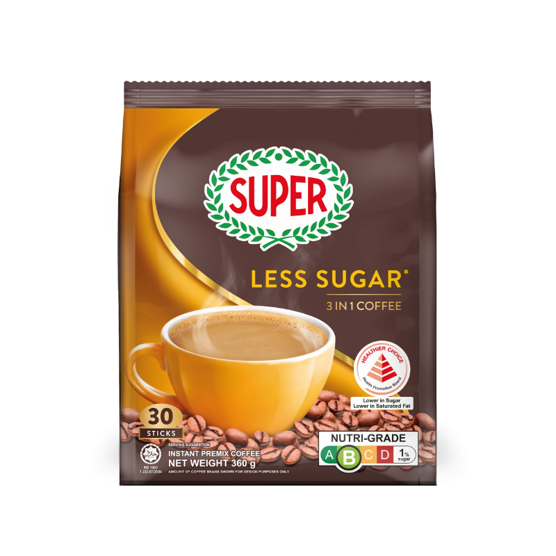 Super Less Sugar 3-in-1 Coffee