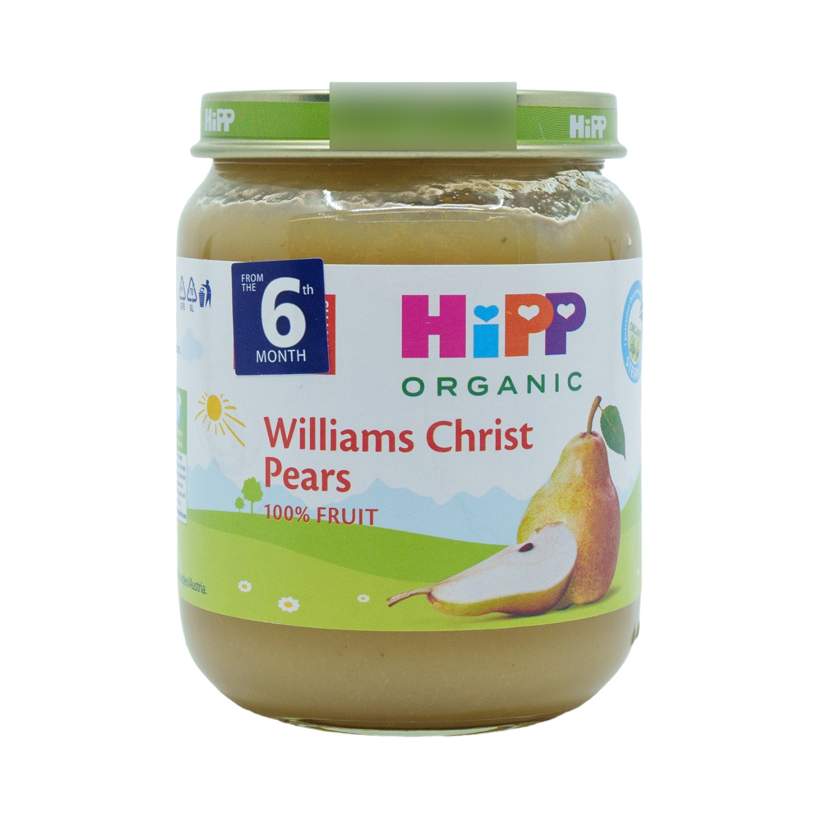 HIPP Organic Williams Bon Chretien Pear Baby Food