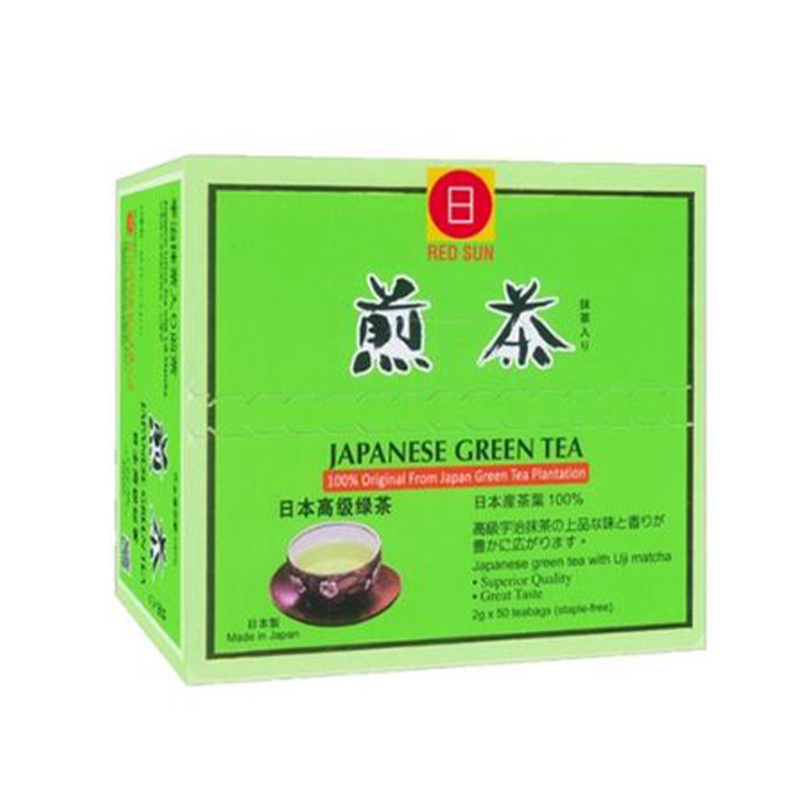 Red Sun Japanese Green Tea Bags