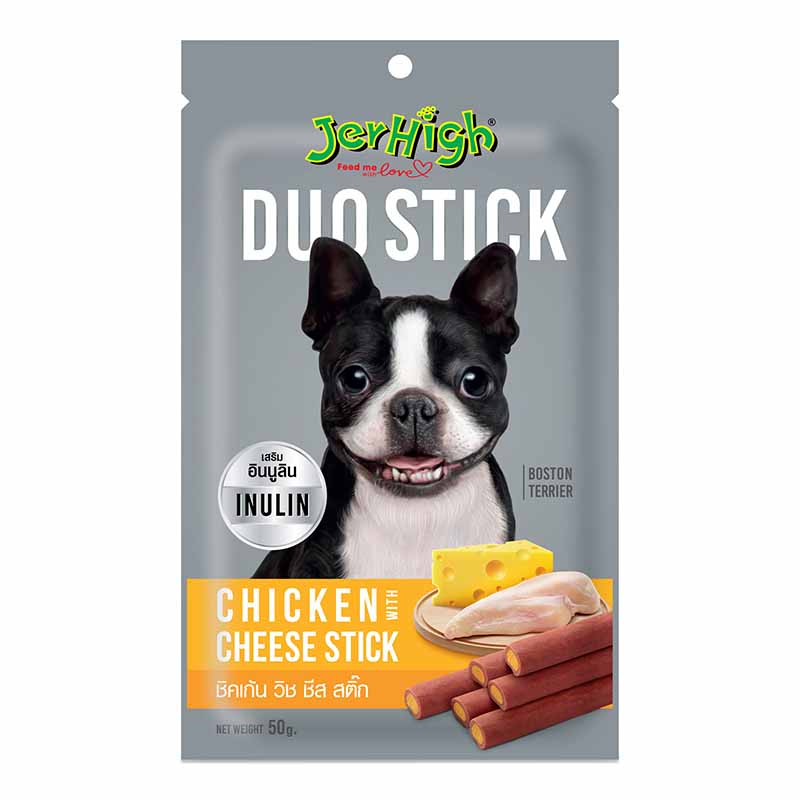 JERHIGH Dog Treats Duo Chicken & Cheese