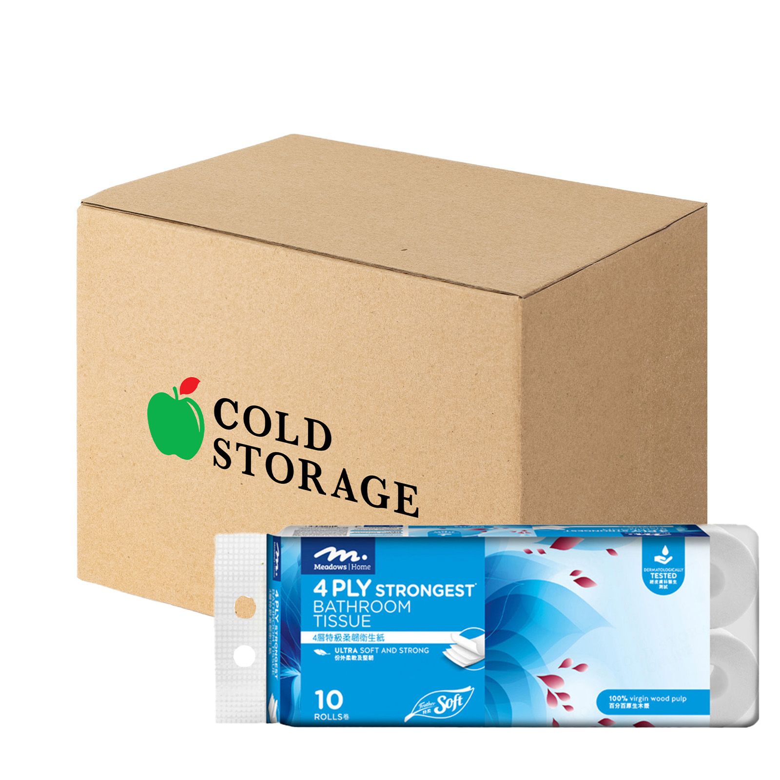 MEADOWS Home Original 4-Ply Toilet Paper 6 x 10 Rolls x