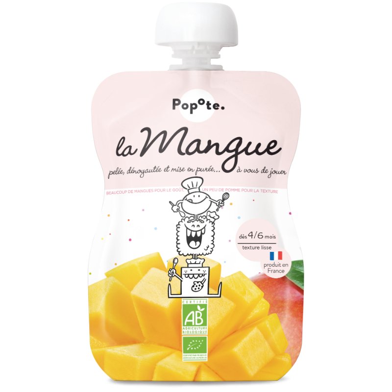 POPOTE Organic Mango Baby Puree