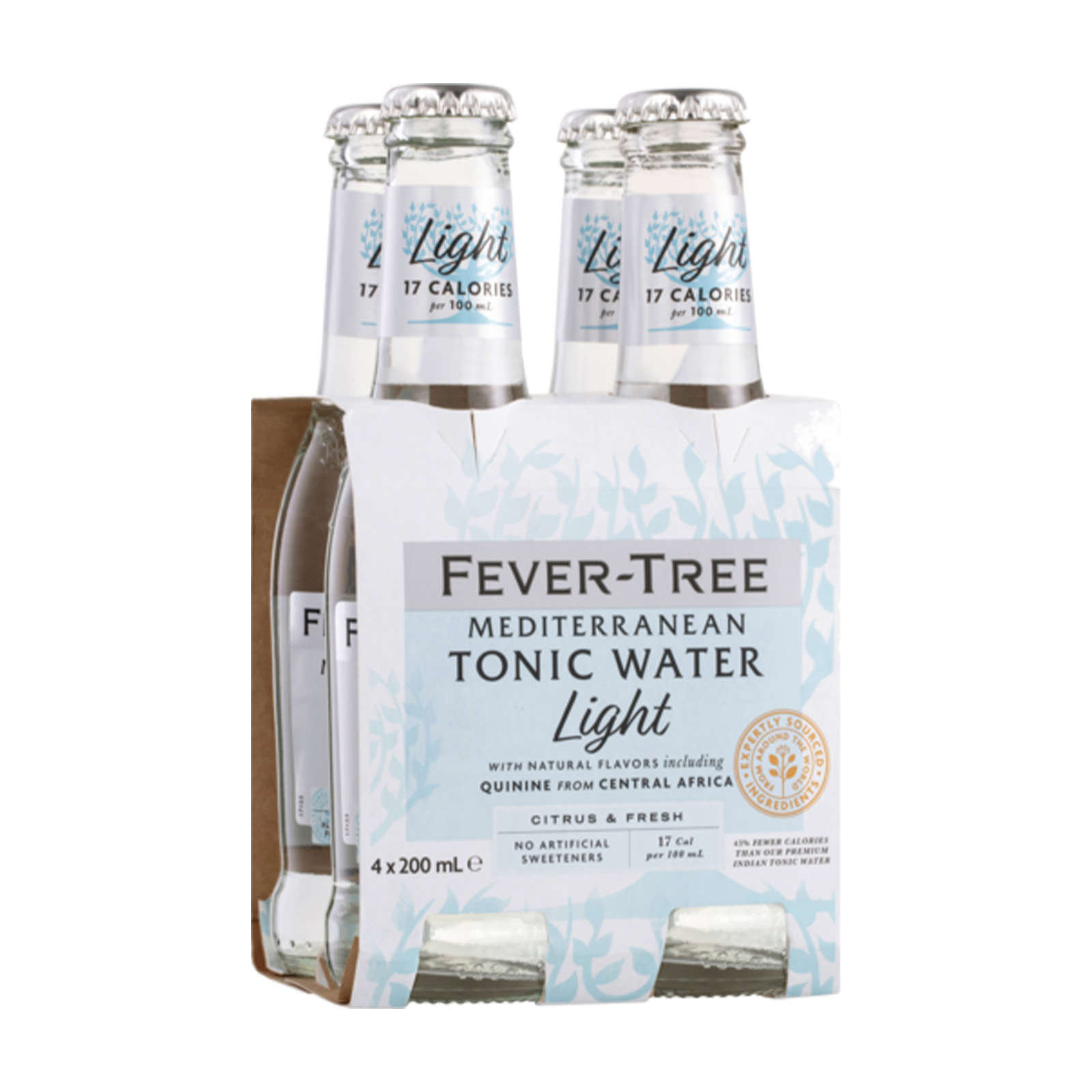 FEVER TREE Mediterranean Tonic Water Bottle Less Sugar
