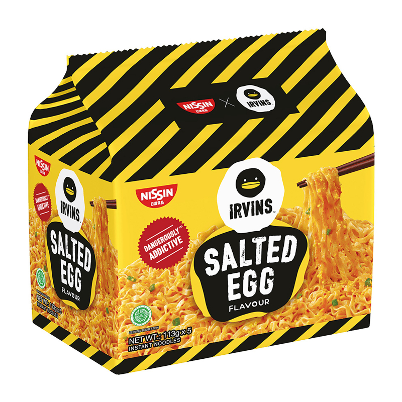 Nissin Irvins Salted Egg Instant Noodles