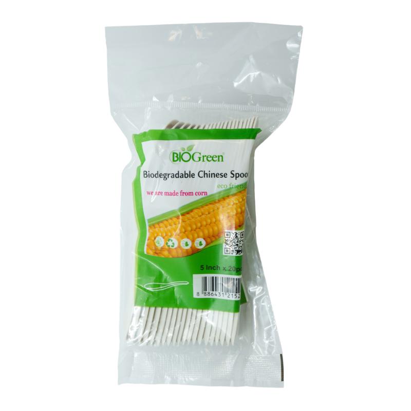 Biogreen Chinese Spoon 20 x 5" (12.7cm)